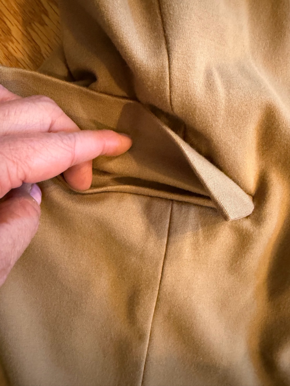 J. Jill Longline Ponte Blazer in Camel - Picture 5 of 7
